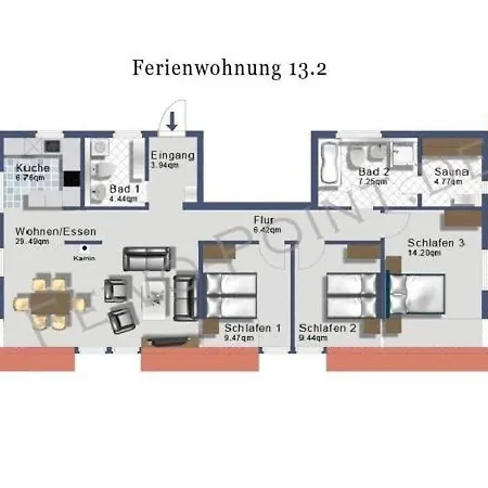Vakantiehuis Strandpark 13 2 Comfortable Holiday *
